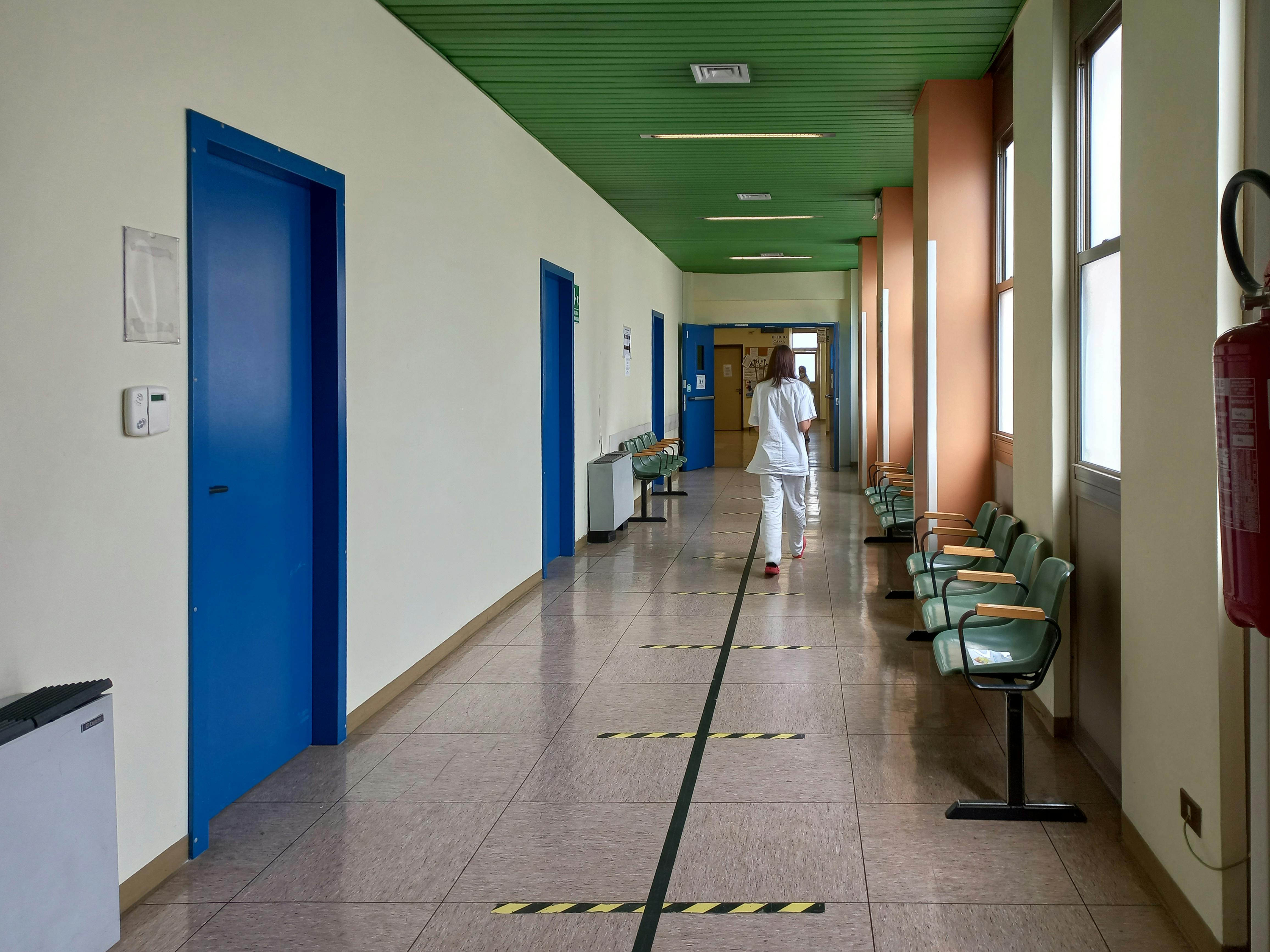 pasillo de hospital